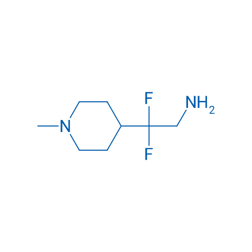 2,2-Difluoro-2-(1-methylpiperidin-4-yl)ethan-1-amine 250mg