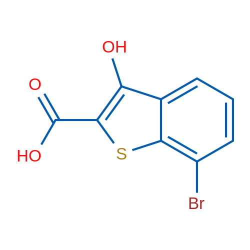 7-Bromo-3-hydroxybenzo[b]thiophene-2-carboxylic acid 1g