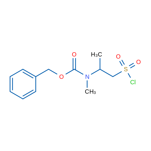 Benzyl N-[1-(chlorosulfonyl)propan-2-yl]-N-methylcarbamate 1g