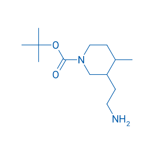 tert-Butyl 3-(2-aminoethyl)-4-methylpiperidine-1-carboxylate 250mg