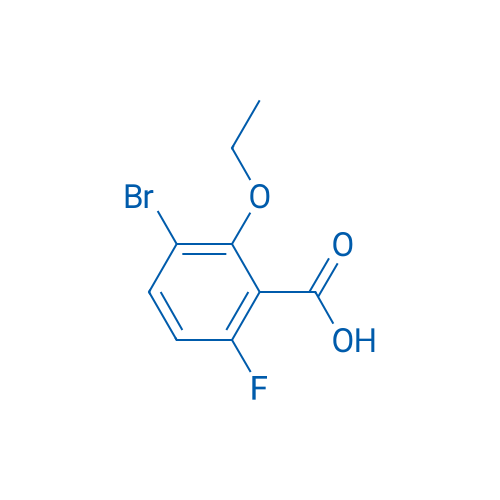 3-Bromo-2-ethoxy-6-fluorobenzoic acid 1g