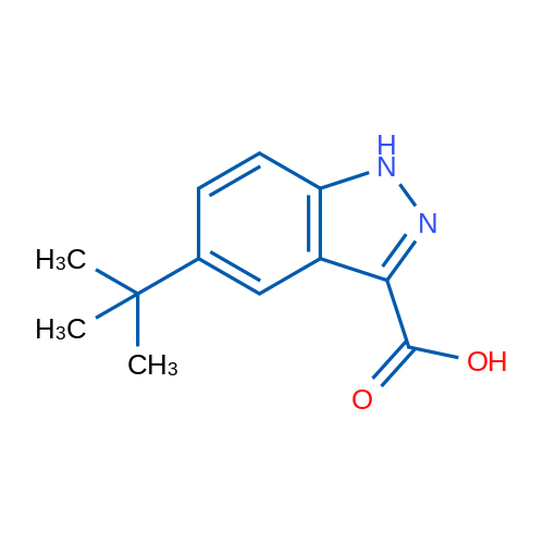5-(tert-Butyl)-1H-indazole-3-carboxylic acid 1g