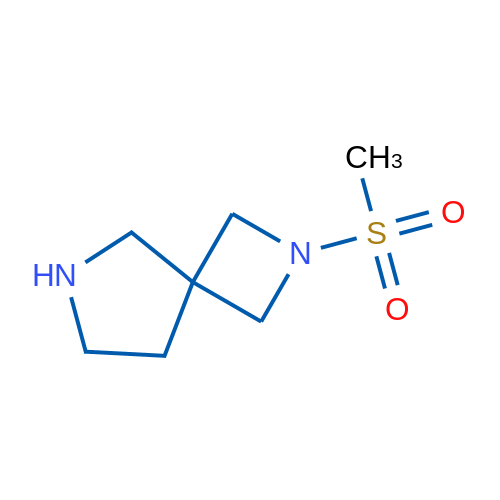 2-Methanesulfonyl-2,6-diazaspiro[3.4]octane 1g