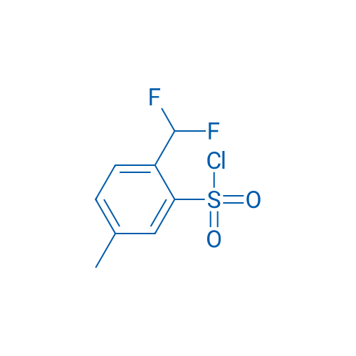2-(Difluoromethyl)-5-methylbenzene-1-sulfonyl chloride 1g