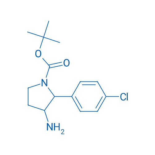 tert-Butyl 3-amino-2-(4-chlorophenyl)pyrrolidine-1-carboxylate 1g