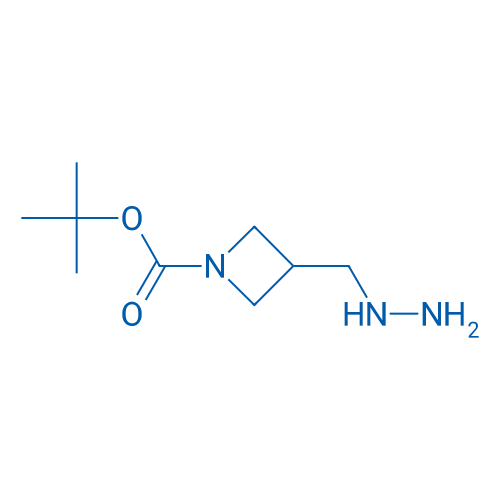 tert-butyl 3-(hydrazinylmethyl)azetidine-1- carboxylate 100mg