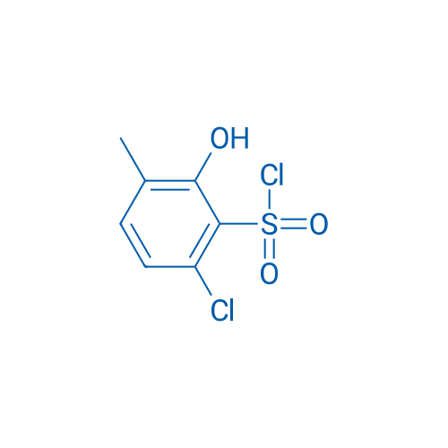 6-Chloro-2-hydroxy-3-methylbenzene-1-sulfonyl chloride 1g