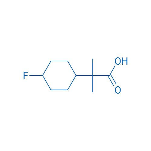 2-(4-Fluorocyclohexyl)-2-methylpropanoic acid 250mg