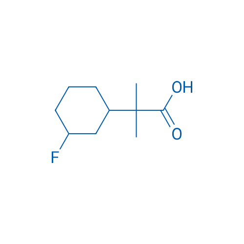 2-(3-Fluorocyclohexyl)-2-methylpropanoic acid 1g