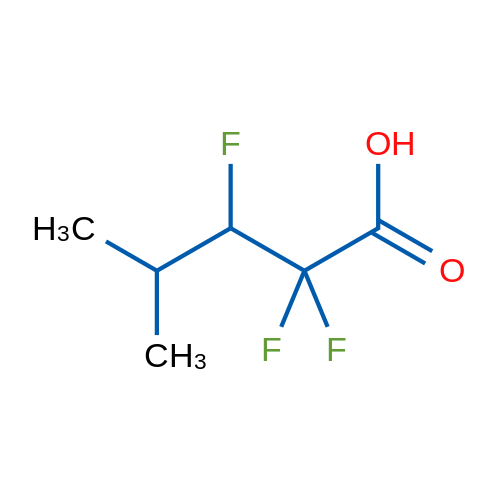 2,2,3-Trifluoro-4-methylpentanoic acid 1g