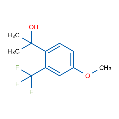 2-[4-Methoxy-2-(trifluoromethyl)phenyl]propan-2-ol 1g