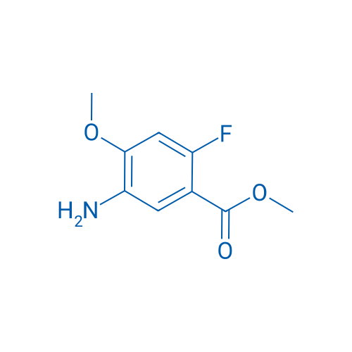 Methyl 5-amino-2-fluoro-4-methoxybenzoate 250mg