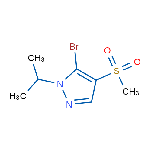 5-Bromo-1-isopropyl-4-(methylsulfonyl)-1H-pyrazole 1g