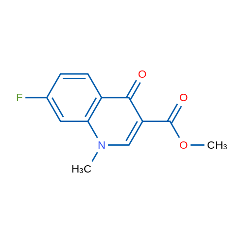 Methyl 7-fluoro-1-methyl-4-oxo-1,4-dihydroquinoline-3-carboxylate 1g