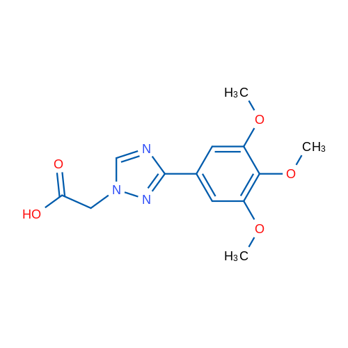 2-(3-(3,4,5-Trimethoxyphenyl)-1H-1,2,4-triazol-1-yl)acetic acid 1g