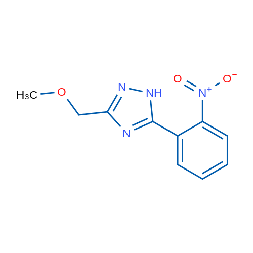 3-(Methoxymethyl)-5-(2-nitrophenyl)-1H-1,2,4-triazole 1g