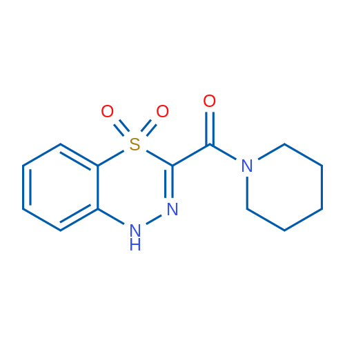 (4,4-Dioxido-1H-benzo[e][1,3,4]thiadiazin-3-yl)(piperidin-1-yl)methanone 1g