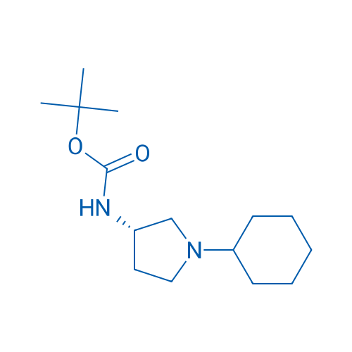 (S)-tert-Butyl (1-cyclohexylpyrrolidin-3-yl)carbamate 1g