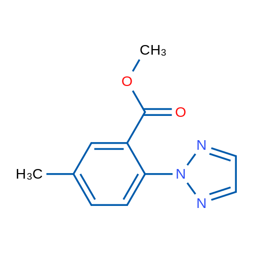 Methyl 5-methyl-2-(2H-1,2,3-triazol-2-yl)benzoate 1g
