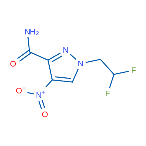 1-(2,2-Difluoroethyl)-4-nitro-1H-pyrazole-3-carboxamide 1g