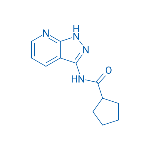 N-(1H-Pyrazolo[3,4-b]pyridin-3-yl)cyclopentanecarboxamide 250mg