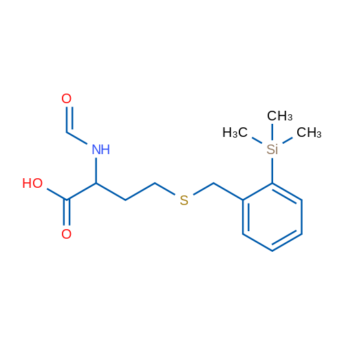 2-Formamido-4-((2-(trimethylsilyl)benzyl)thio)butanoic acid 5g