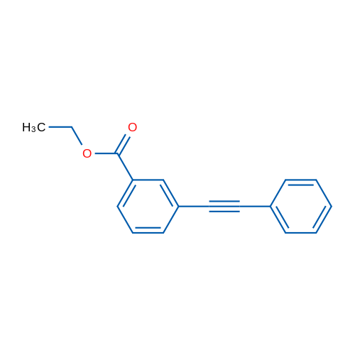 Ethyl 3-(phenylethynyl)benzoate 1g