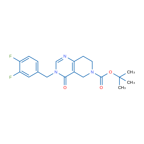 tert-Butyl 3-[(3,4-difluorophenyl)methyl]-4-oxo-3H,4H,5H,6H,7H,8H-pyrido[4,3-d]pyrimidine-6-carboxylate 1g