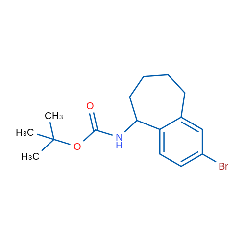 tert-Butyl (2-bromo-6,7,8,9-tetrahydro-5H-benzo[7]annulen-5-yl)carbamate 1g