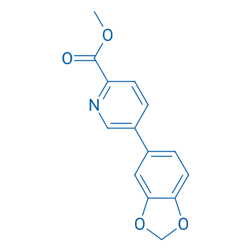 Methyl 5-(benzo[d][1,3]dioxol-5-yl)picolinate 100mg
