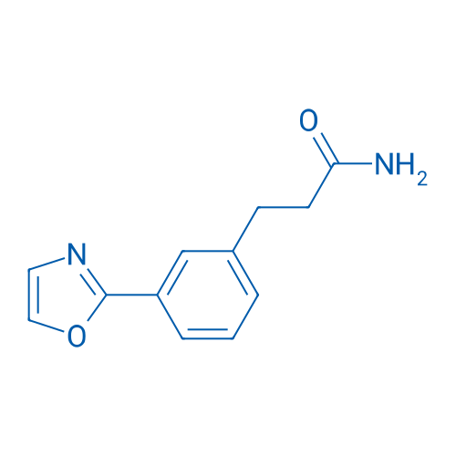 3-(3-(Oxazol-2-yl)phenyl)propanamide 100mg