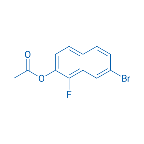7-Bromo-1-fluoronaphthalen-2-yl acetate 100mg