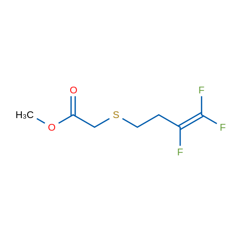 Methyl 2-[(3,4,4-trifluorobut-3-en-1-yl)sulfanyl]acetate 1g