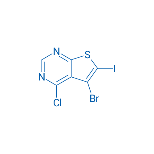 5-Bromo-4-chloro-6-iodothieno[2,3-d]pyrimidine 25g