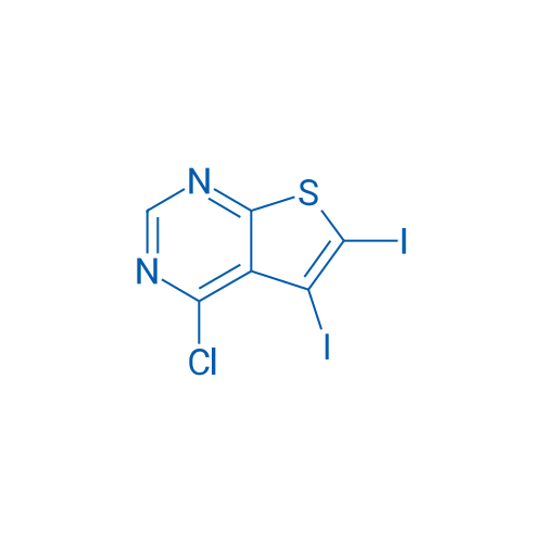 4-Chloro-5,6-diiodothieno[2,3-d]pyrimidine 250mg