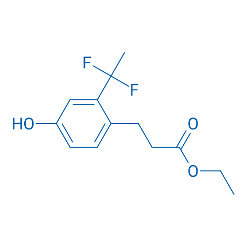 Ethyl 3-(2-(1,1-difluoroethyl)-4-hydroxyphenyl)propanoate 1g