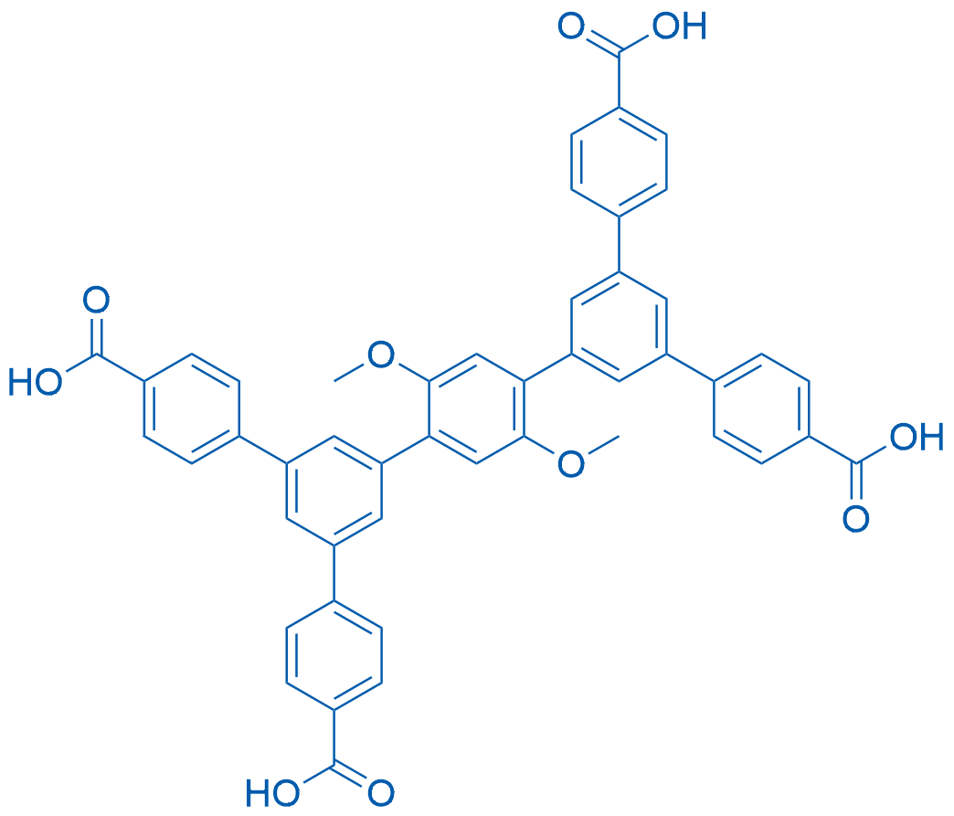 5',5'''-Bis(4-carboxyphenyl)-2'',5''-dimethoxy-[1,1':3',1'':4'',1''':3''',1''''-quinquephenyl]-4,4''''-dicarboxylic acid 100mg