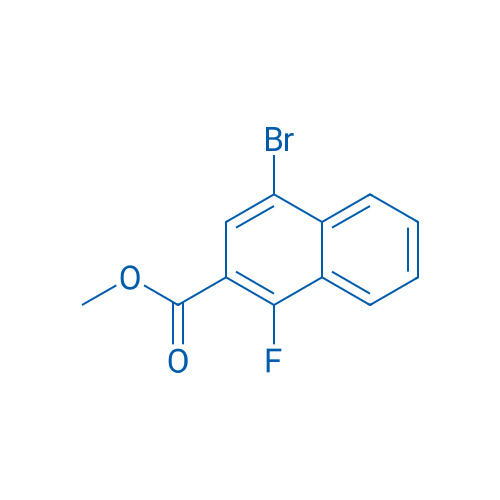 Methyl 4-bromo-1-fluoro-2-naphthoate 10g