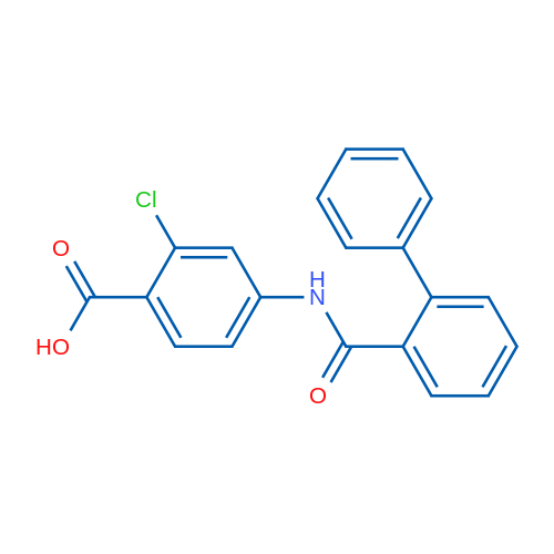 4-([1,1'-Biphenyl]-2-ylcarboxamido)-2-chlorobenzoic acid 1g