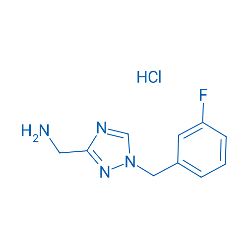 (1-(3-Fluorobenzyl)-1H-1,2,4-triazol-3-yl)methanamine hydrochloride 50mg