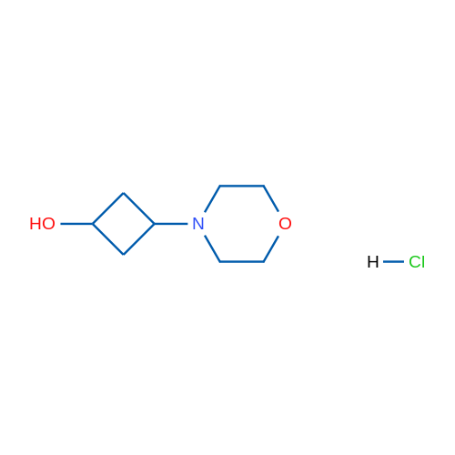 3-(Morpholin-4-yl)cyclobutan-1-ol hydrochloride 1g