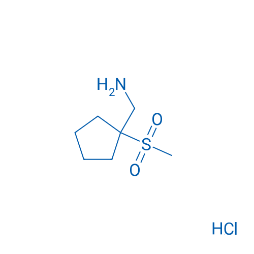 (1-Methanesulfonylcyclopentyl)methanamine hydrochloride 50mg