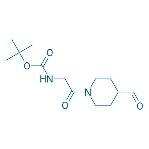 tert-Butyl N-[2-(4-formylpiperidin-1-yl)-2-oxoethyl]carbamate 1g