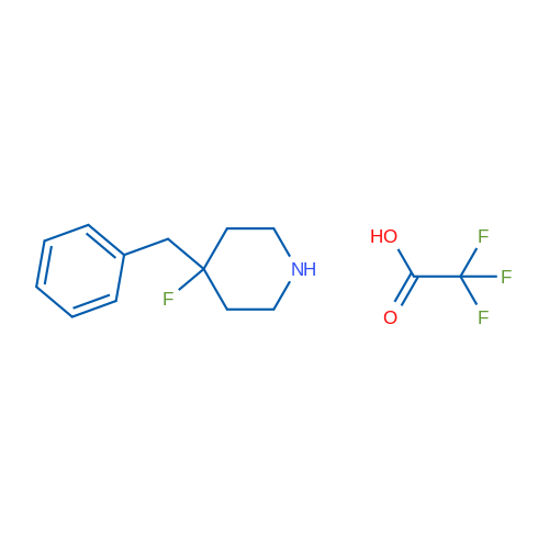 4-Benzyl-4-fluoropiperidine, trifluoroacetic acid 1g