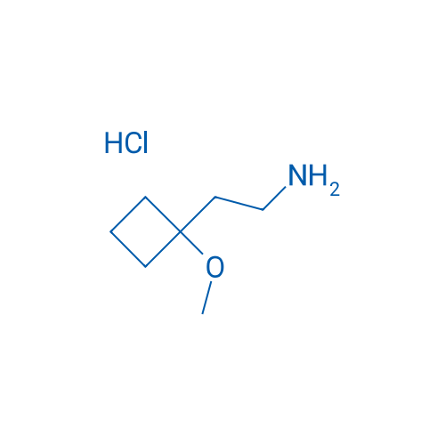 2-(1-Methoxycyclobutyl)ethan-1-amine hydrochloride 50mg