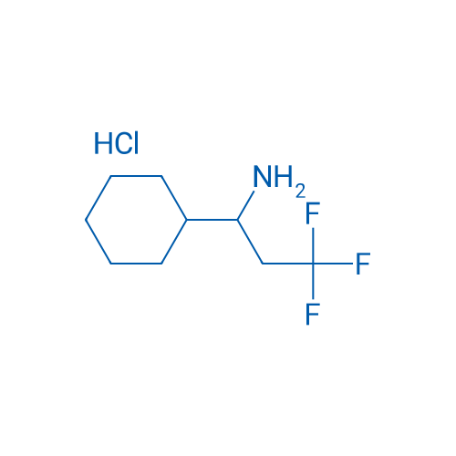 1-Cyclohexyl-3,3,3-trifluoropropan-1-amine hydrochloride 1g