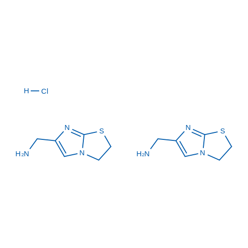 (2,3-Dihydroimidazo[2,1-b]thiazol-6-yl)methanamine hemihydrochloride 10mg
