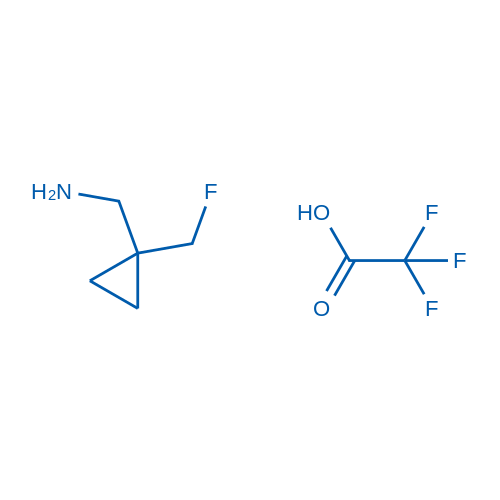 (1-(Fluoromethyl)cyclopropyl)methanamine 2,2,2-trifluoroacetate 100mg