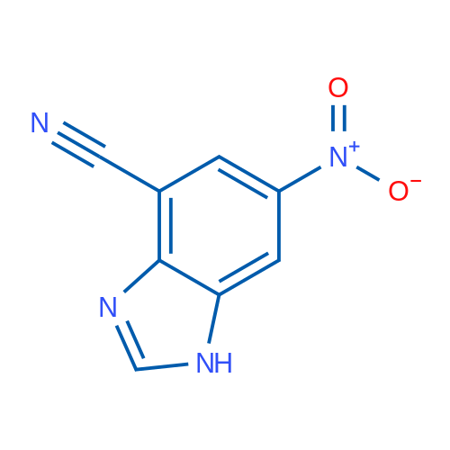 6-Nitro-1H-benzo[d]imidazole-4-carbonitrile 1g