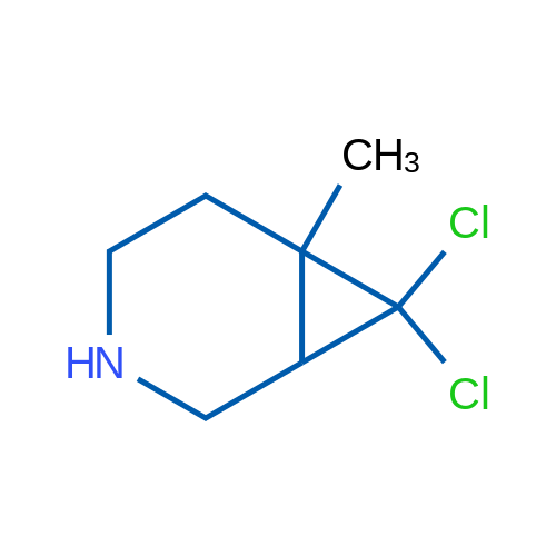 7,7-Dichloro-6-methyl-3-azabicyclo[4.1.0]heptane 100mg